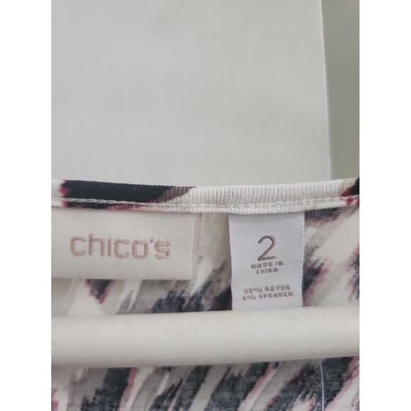 Chico's Animal Bling Sequin Tank Top Leopard-Print Size 2 US 12 NWT - Picture 2 of 6